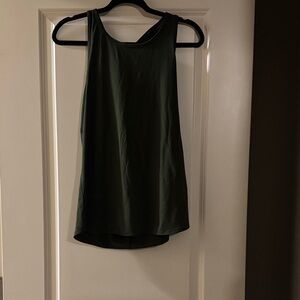 Fabletics Dark Green Tank Top